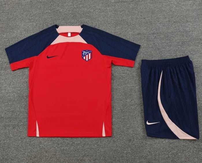 Atlético Madrid 2023/2024 Short Sleeve/Shorts Tracksuit Red