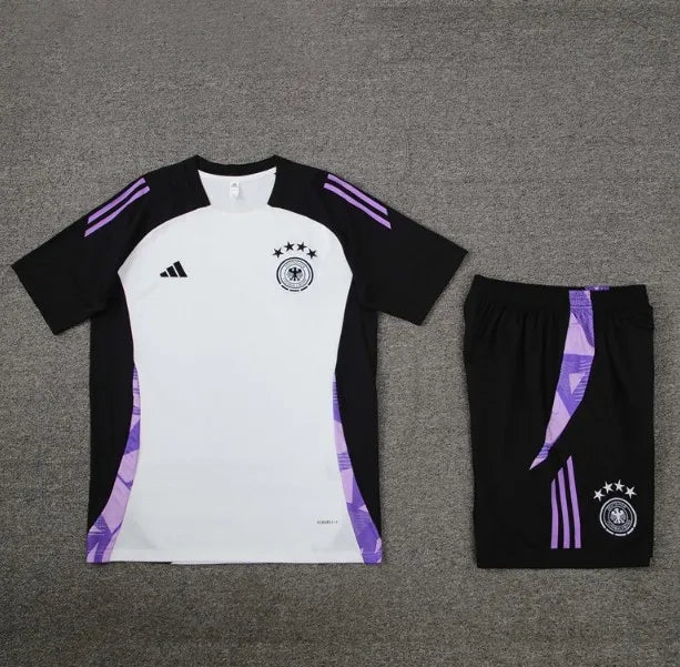 Germany 2024 Short Sleeve/Shorts Tracksuit White