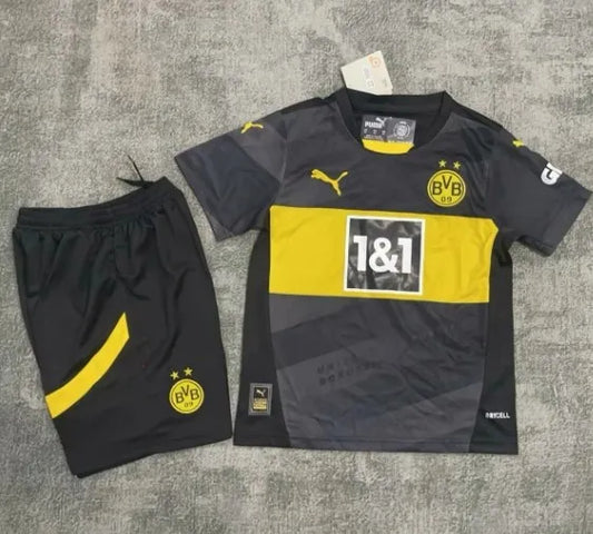 Dortmund 2024/2025 Away Set (Adults and Kids)