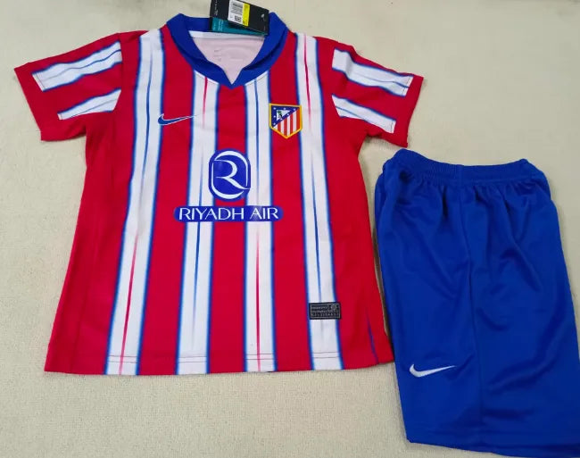 Atlético Madrid 2024/2025 Home Set (Adults and Kids)