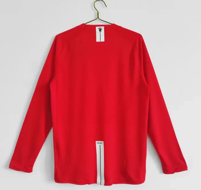 Manchester United 2007/2008 Home Retro Long Sleeve